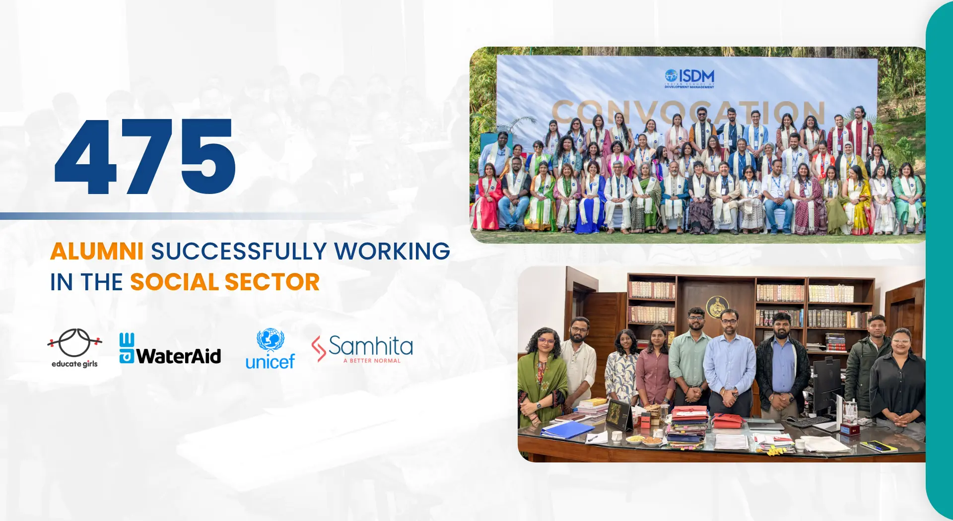 400+ Alums Working In The Social Sector