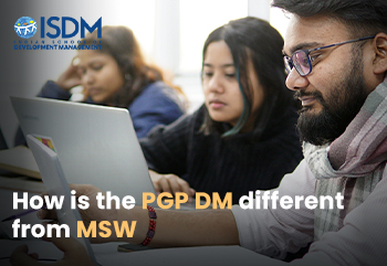 How is the PGP DM different from MSW 