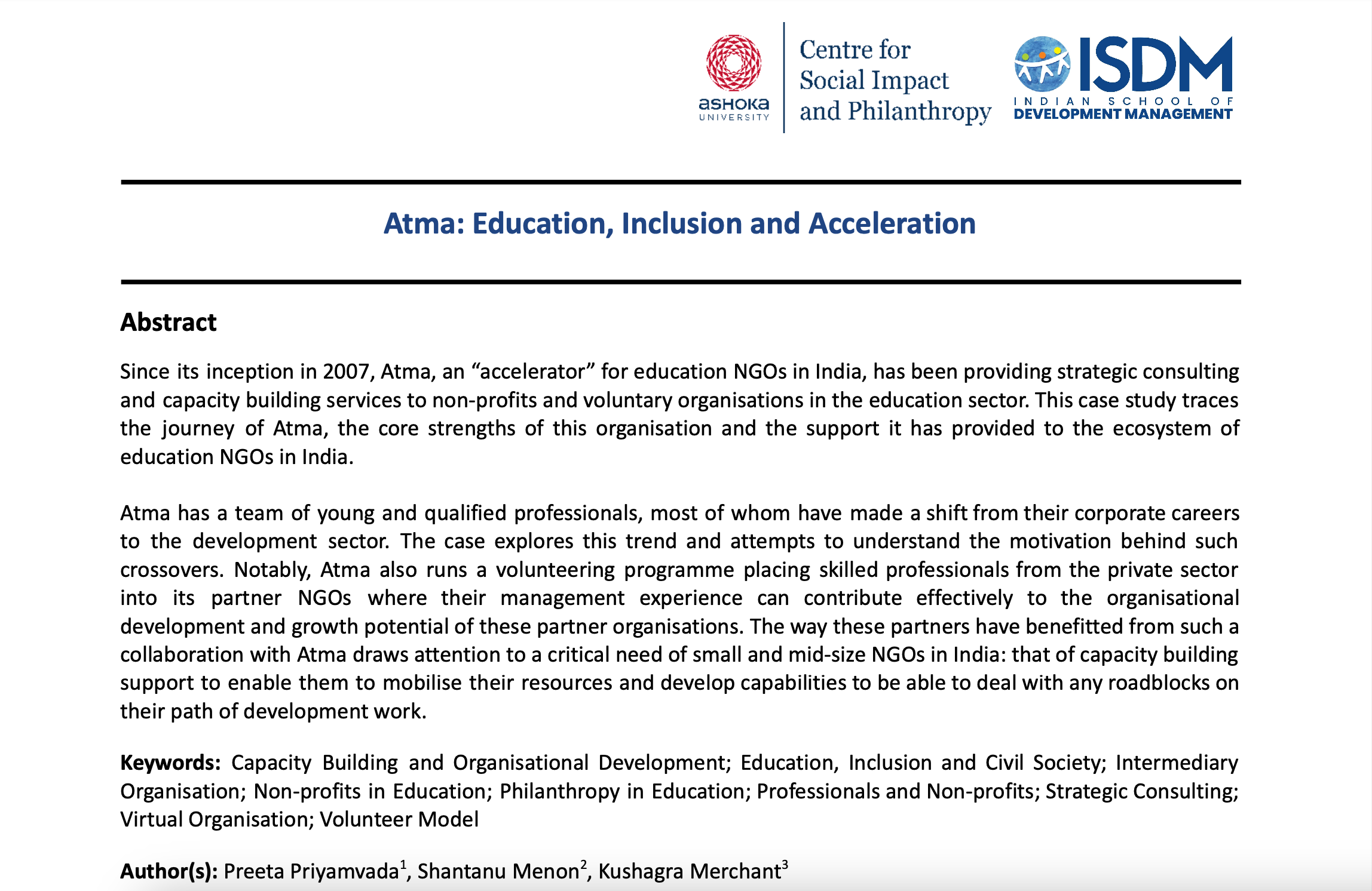 Atma: Education, Inclusion and Acceleration Image