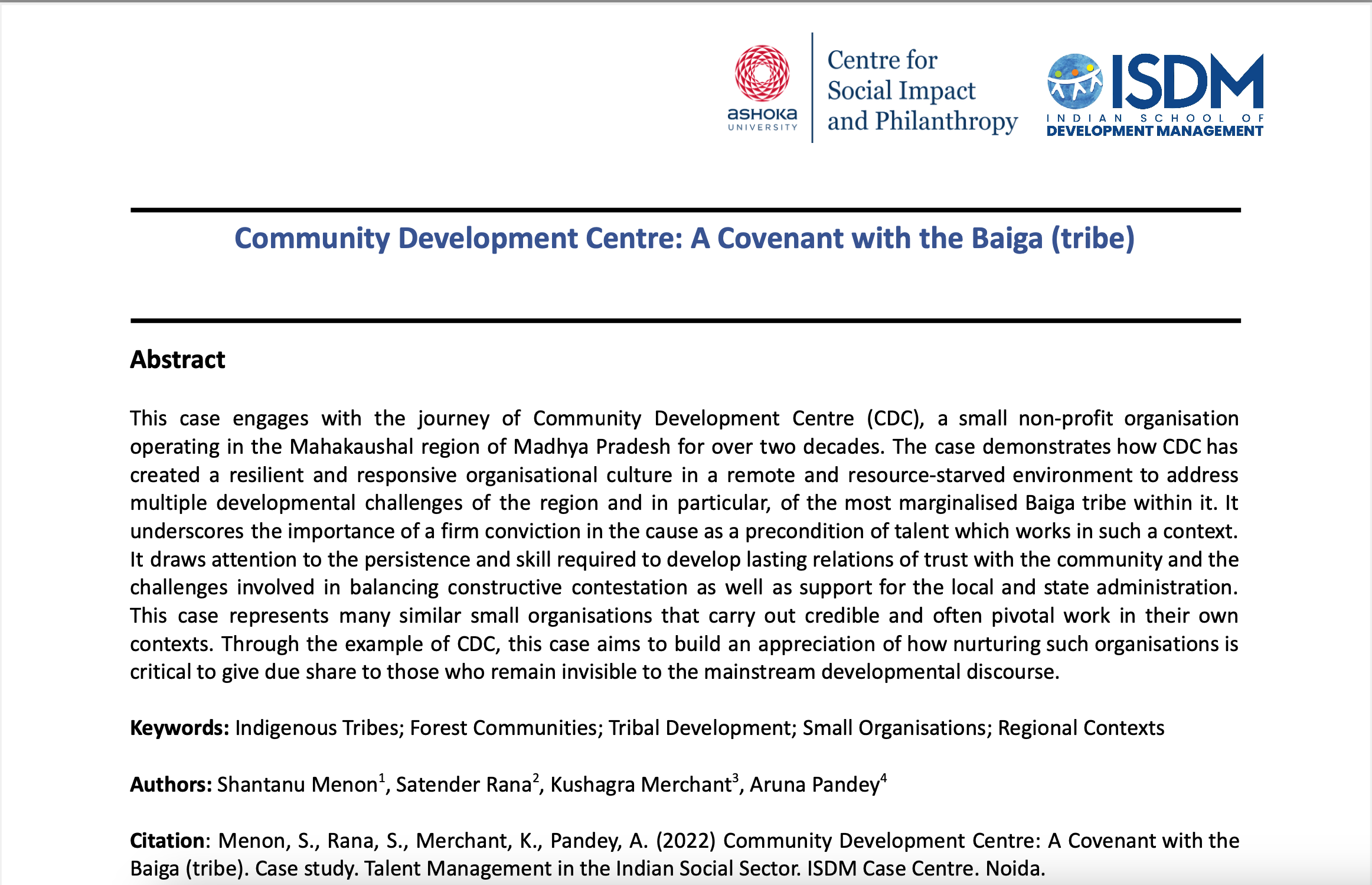 Community Development Centre (CDC) Image