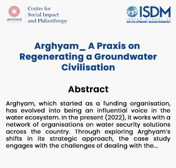 Arghyam: A Praxis on Regenerating a Groundwater Civilisation Image