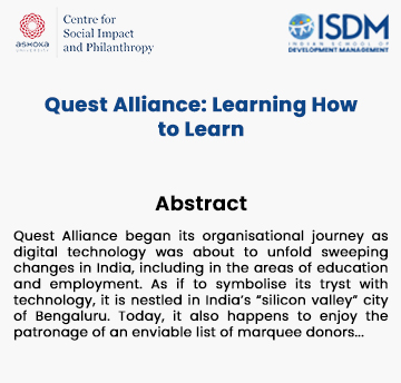 Quest Alliance: Learning How To Learn Image