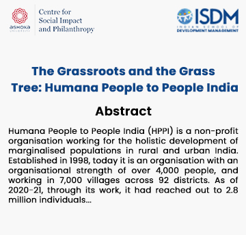 The Grassroots and the Grass Tree: Humana People to People India (HPPI) Image