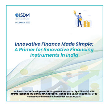 Innovative Finance Made Simple: A Primer for Innovative Financing Instruments in India
