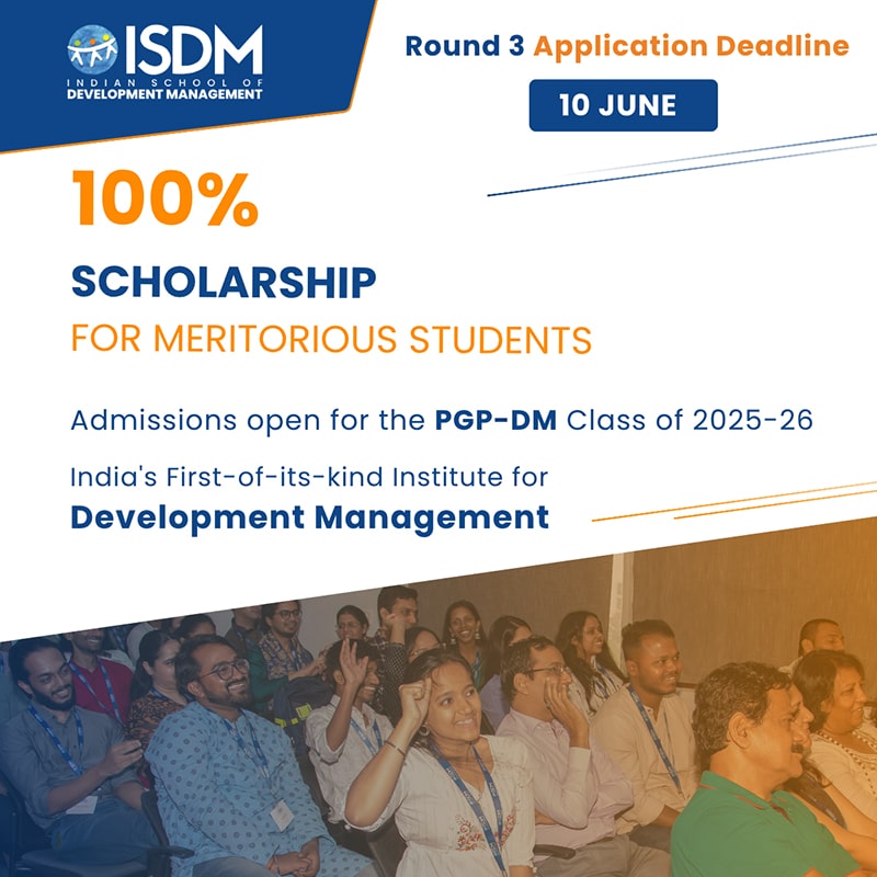 100% Scholarship for Meritorious student
