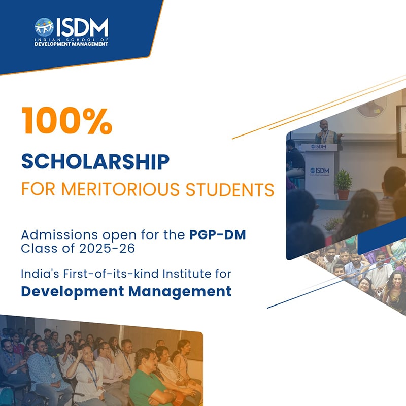 100% Scholarship for Meritorious student